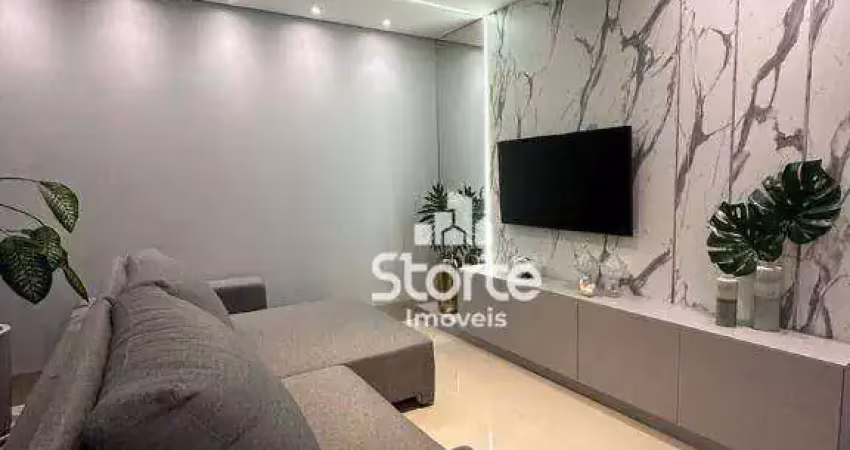 Apartamento com planejados de 3/4 à venda, 102m² por r$ 790.000 - santa mônica - uberlândia/mg