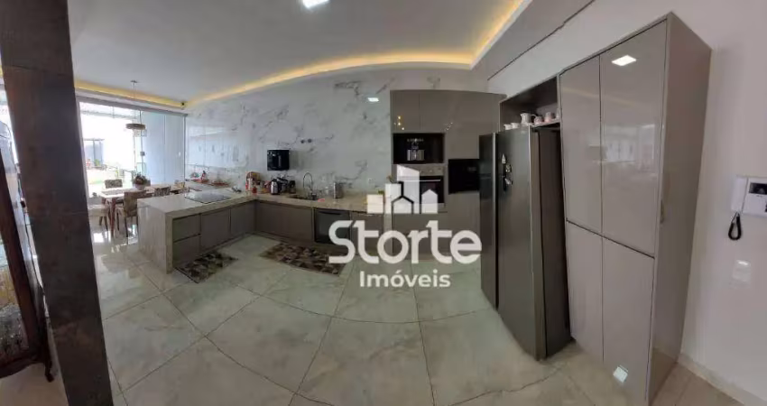 Casa com 3 suítes à venda, 355m² por r$ 1.265.000 - lidice - uberlândia/mg