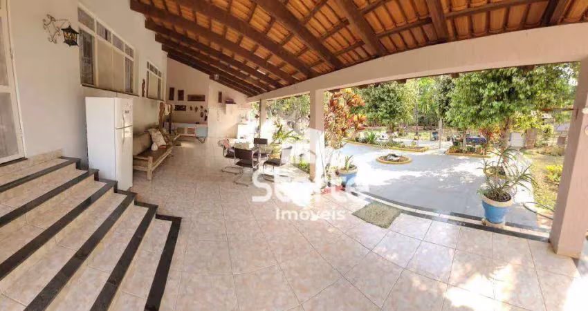 Chácara à venda de 12.425m² com casa de 459,48m² próximo ao perímetro urbano por r$ 2.380.000 - chácaras ibiporã (shopping park) - uberlândia/mg