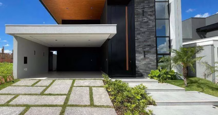 Maravilhosa casa térrea com 3 suítes à venda, 205m² por r$ 2.550.000 - condomínio tamboré - uberlândia/mg