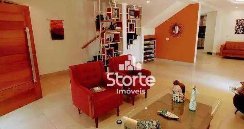 Casa estilo sobrado com 4 dormitórios à venda, 355 m² por r$ 1.350.000 - vigilato pereira - uberlândia/mg