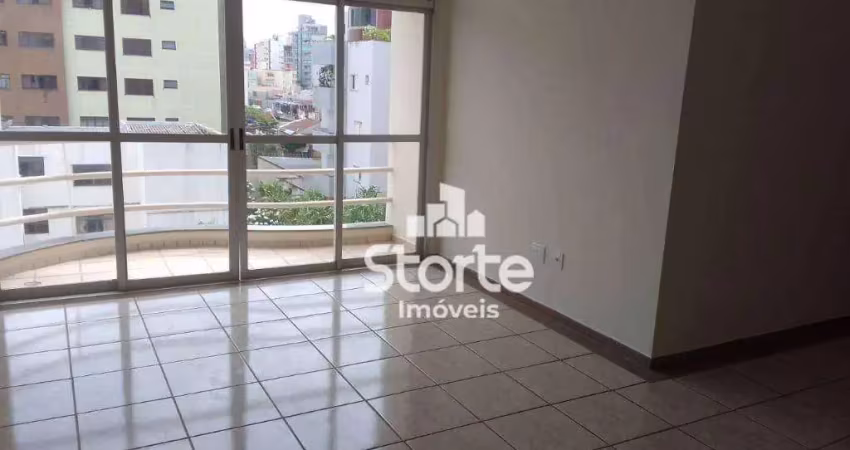Apartamento com 3 dormitórios para alugar, 120 m² por r$ 3.405,00/mês - saraiva - uberlândia/mg