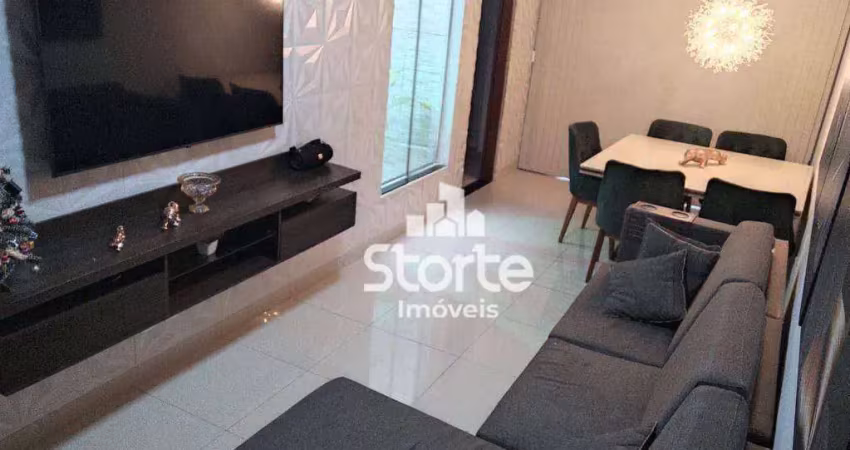 Casa com 3 dormitórios à venda, 100 m² por r$ 390.000,00 - terra nova iii - uberlândia/mg