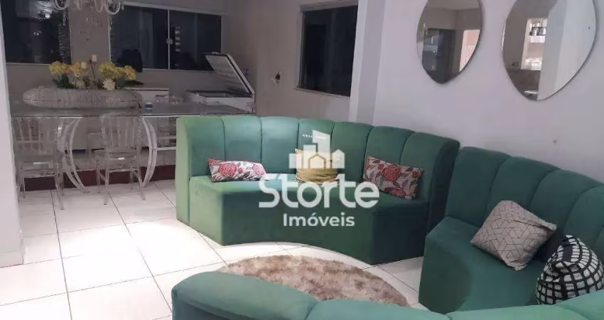 Casa com 3 dormitórios à venda, 250m² por r$ 690.000 - alto santa mônica - uberlândia/mg