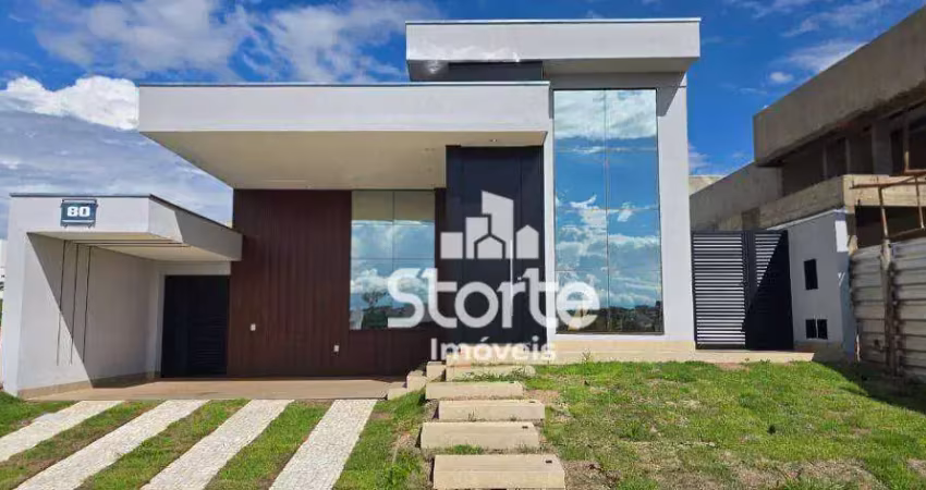 Casa com 3 dormitórios à venda, 215 m² por r$ 2.690.000,00 - condomínio tamboré uberlândia - uberlândia/mg