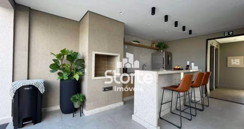 Studio com 1 dormitório para alugar, 34 m² por r$ 2.588,00/mês - santa maria - uberlândia/mg