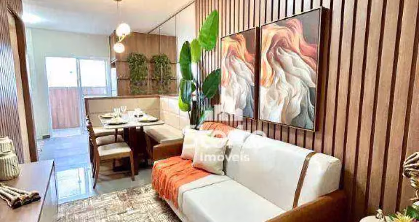 Apartamento com 2/4 à venda porteira fechada, 62,30m² por r$ 525.000 - santa mônica - uberlândia/mg