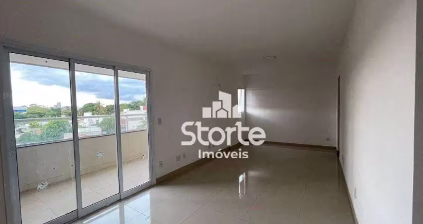 Apartamento com 3 dormitórios para alugar, 100 m² por r$ 4.500/mês mais o condomínio - tubalina - uberlândia/mg