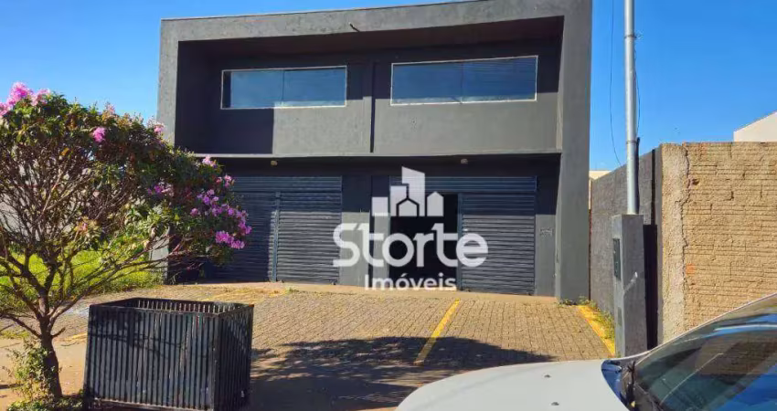Galpão para alugar, 200 m² por r$ 5.500,00/mês - shopping park - uberlândia/mg