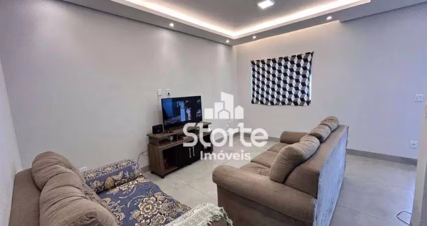 Casa com 3 dormitórios à venda, 96 m² por r$ 399.000 - jardim das palmeiras - uberlândia/mg