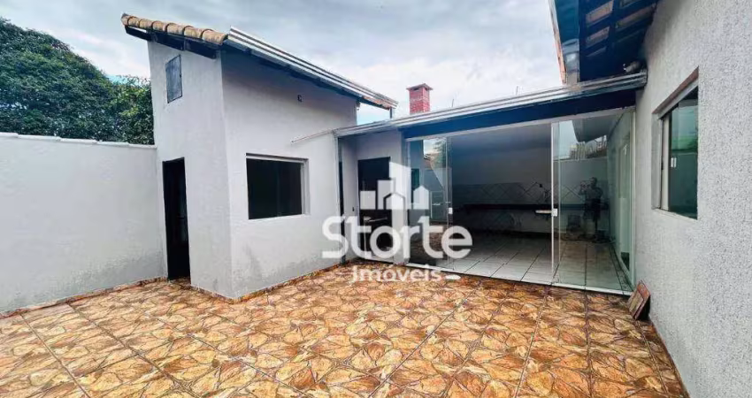 Casa com 3 dormitórios à venda, 154,08m² por r$ 550.000 - alto santa mônica - uberlândia/mg