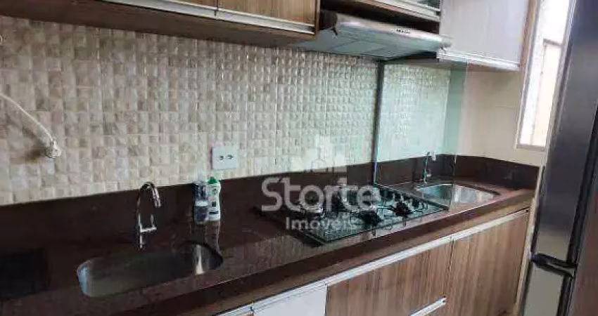 Apartamento com planejados, móveis e eletros sendo 2/4 à venda com 44m² por r$ 220.000 - jardim europa - uberlândia/mg