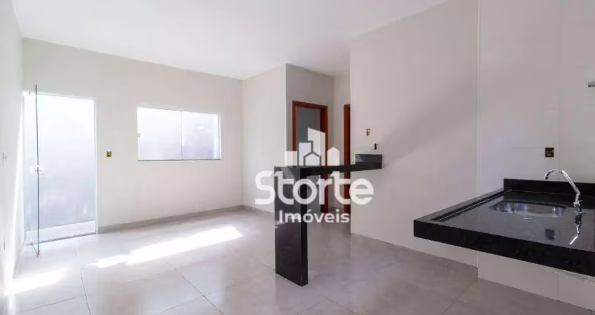 Maravilhosas casas com 2/4 à venda, 54m² por r$ 250.000 - shopping park - uberlândia/mg