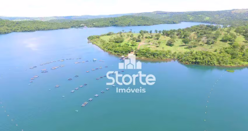 Sítio às margens da represa capim branco i à venda, 38.000m² por r$ 1.800.000 - região de araguari/mg