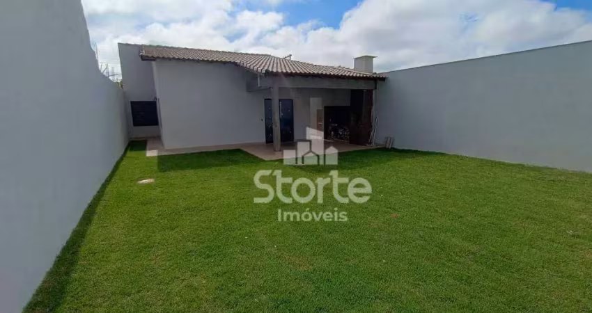 Casa nova com muita qualidade de 3/4 à venda, 122m² por r$ 750.000 - gávea sul (shopping park) - uberlândia/mg