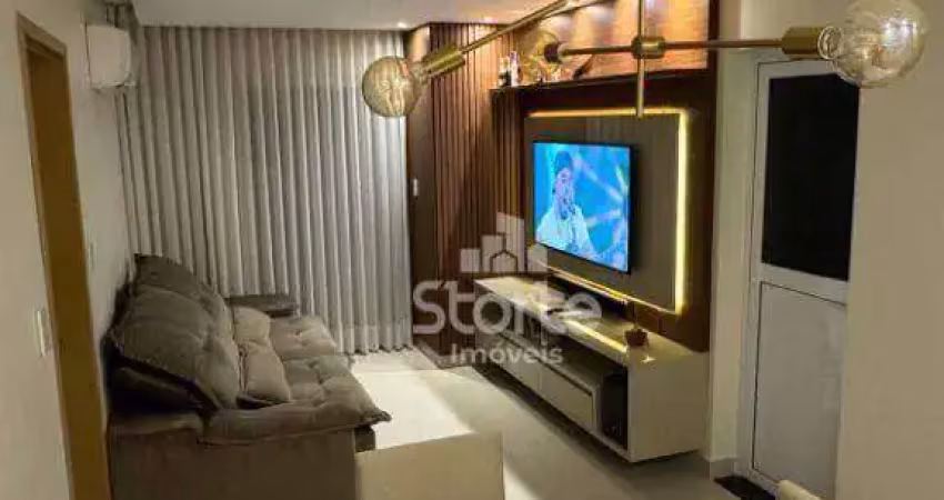 Apartamento de 89,6m² com planejados, varanda gourmet e 3 dormitórios, à venda por r$ 640.000 - jardim finotti - uberlândia/mg