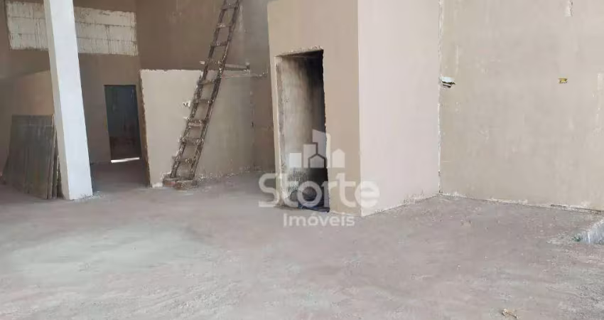 Galpão para alugar, 154 m² por r$ 4.500,00/mês - carajás - uberlândia/mg
