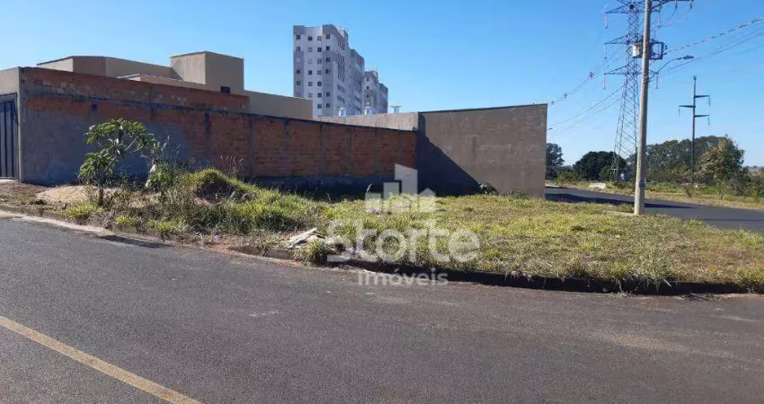 Terreno de esquina e na avenida à venda, 371,89m² por r$ 257.965 financiado direto com a loteadora em até 120x - são bento - uberlândia/mg