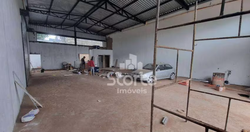 Galpão, 204 m² - venda por r$ 1.300.000,00 ou aluguel por r$ 7.000,00/mês - tibery - uberlândia/mg