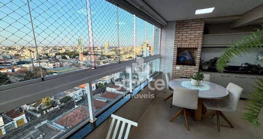 Apartamento todo montado com 3/4 sendo 2 suítes à venda, 137m² por r$ 1.150.000 - nossa senhora aparecida - uberlândia/mg