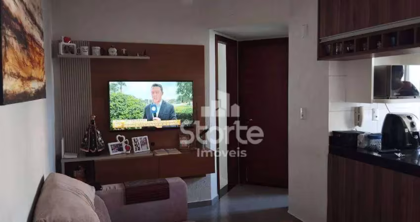 Apartamento com 2 dormitórios à venda, 50m² por r$ 240.000 - carajás - uberlândia/mg