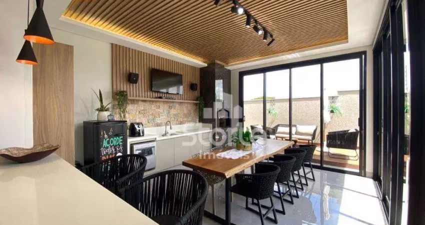 Casa térrea com 3 suítes à venda, 200m² por r$ 2.200.000 - condomínio splêndido - uberlândia/mg