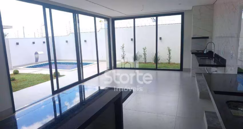 Casa com 3 suítes à venda, 248 m² por r$ 2.300.000 - condomínio gsp arts - uberlândia/mg