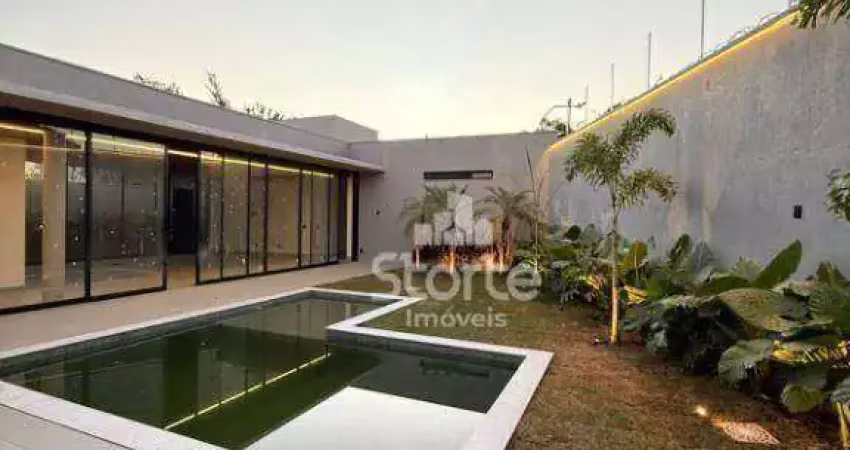 Casa alto padrão com 4 suítes à venda, 408m² por r$ 6.200.000 - condomínio gávea hill ii - uberlândia/mg