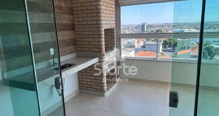Apartamento com 3/4, sendo 1 suíte e varanda gourmet à venda, 115,06m² por r$ 780.000 - à 300m do hospital santa genoveva no martins - uberlândia/mg