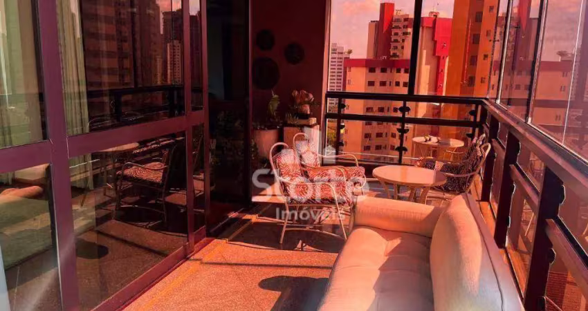 Apartamento com 4 suítes à venda, 426m² por r$ 2.000.000 - fundinho - uberlândia/mg