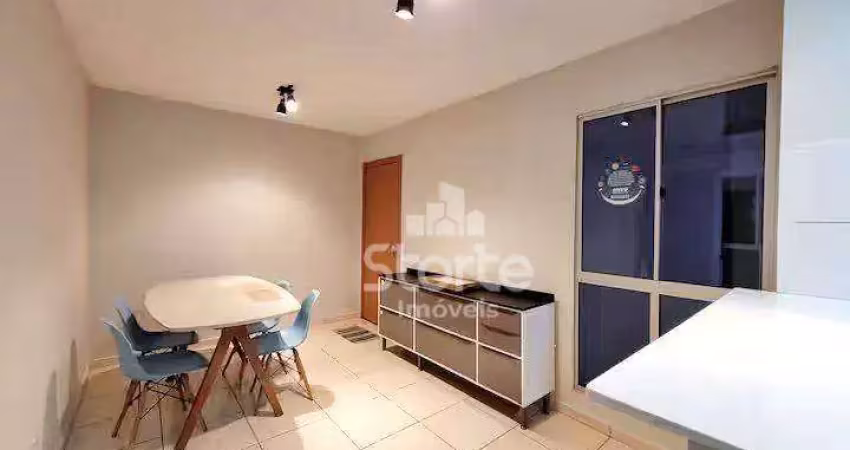 Apartamento com planejados de 2/4 à venda, 41,14m² por r$ 150.000 - zona sul de uberlândia/mg