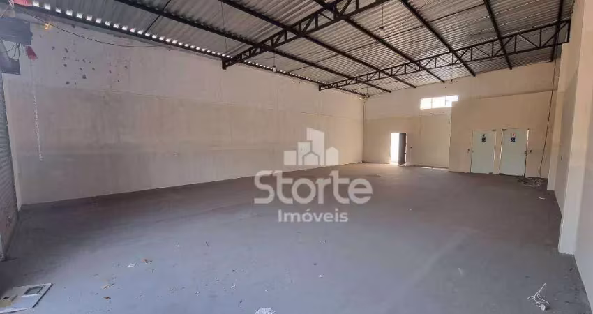 Galpão para alugar, 180 m² por r$ 5.500,00/mês - jardim botânico - uberlândia/mg