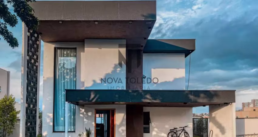 CASA SOBRADO ALTO PADRÃO Á VENDA - 273,89m² - 4 DORMITÓRIOS 1 SUÍTE MÁSTER - RESIDENCIAL MONT CARLO - URBANOVA