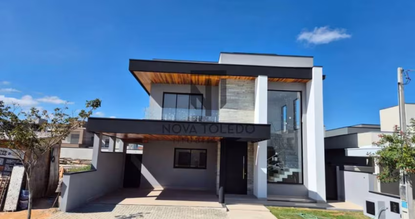 CASA SOBRADO Á VENDA - 257,78M² - 4 DORMITÓRIOS SENDO 4 SUÍTES - CONDOMÍNIO RUDÁ - BAIRRO FLORESTA - SJC