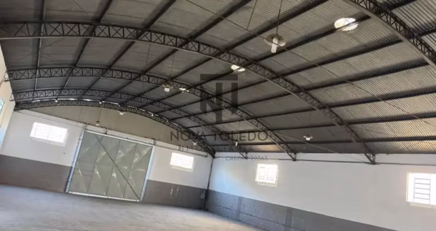 Galpão com habite-se para locação com 750,00 metros de área construída - totalmente preparado com entrada de energia para industrias t6. chácaras reunidas.