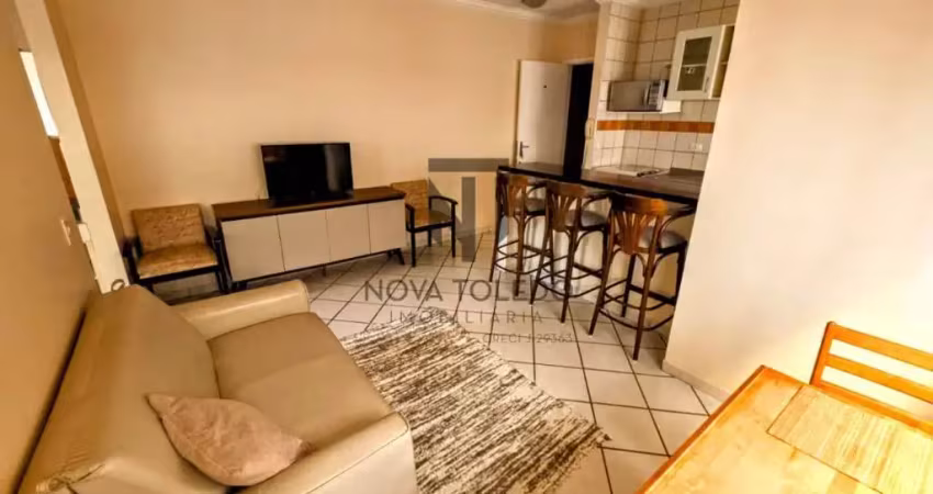 Apartamento de 1 dormitório totalmente mobiliado para locação - avenida são joão - jardim esplanada