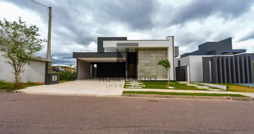Casa térrea á venda - 3 suítes 4 banheiros - condomínio verana - estuda permuta