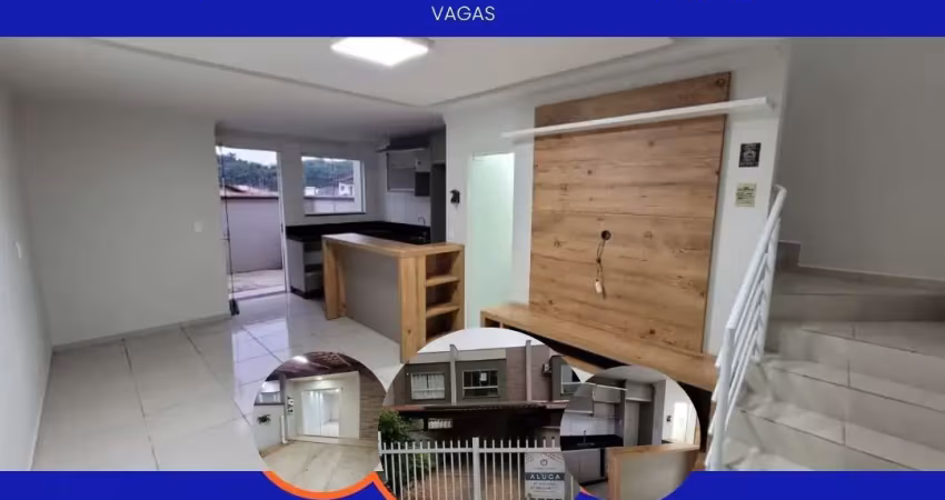 Geminado sobrado semi mobiliado no bairro tifa martins em jaraguá do sul .