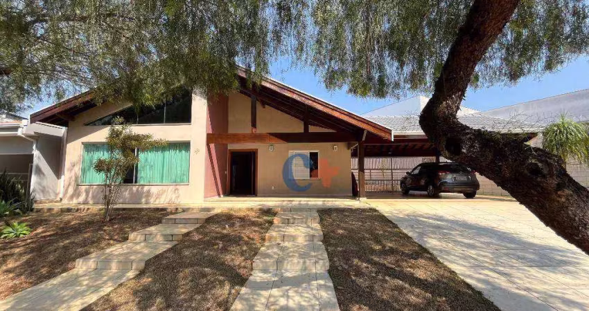 Casa com 4 suites para alugar, 286 m² por r$ 5.712/mês - condomínio campos do conde i - paulínia/sp