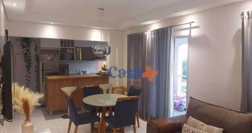 Apartamento com 2 dormitórios à venda, 71 m² por R$ 545.000,00 - Residencial Tons do Morumbi - Paulínia/SP