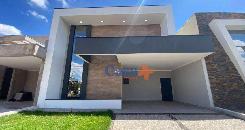 Casa com 3 dormitórios à venda, 173 m² por R$ 1.484.000,00 - Condomínio Reserva Real - Paulínia/SP