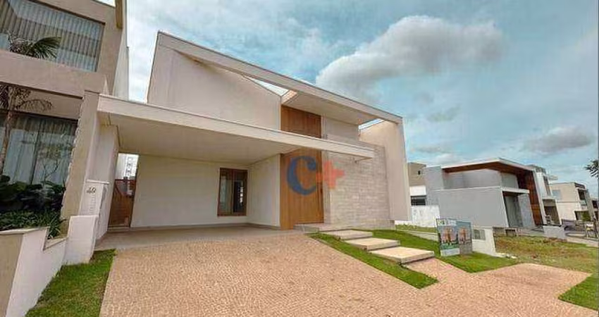 Casa com 4 dormitórios à venda, 213 m² por R$ 2.250.000,00 - Condomínio Residencial Santorini - Paulínia/SP