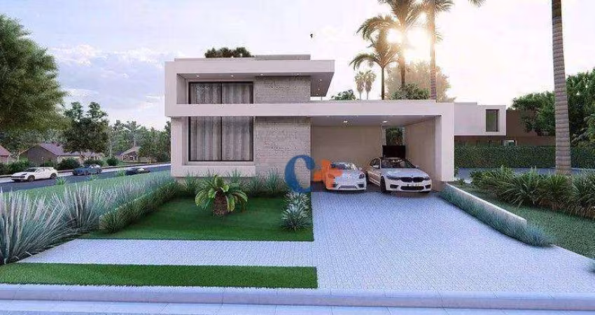 Casa com 3 dormitórios à venda, 219 m² por R$ 2.050.000,00 - Condomínio Residencial Santorini - Paulínia/SP