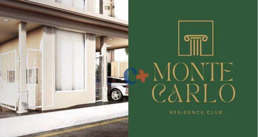 Apartamento com 2 dormitórios à venda, 61 m² por R$ 422.800,00 - Monte Carlo Residencial Club - Paulínia/SP
