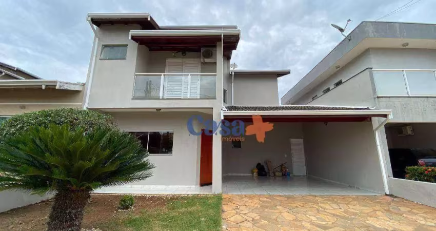 Casa com 3 dormitórios à venda, 215 m² por R$ 860.000,00 - Condomínio Campos do Conde I - Paulínia/SP