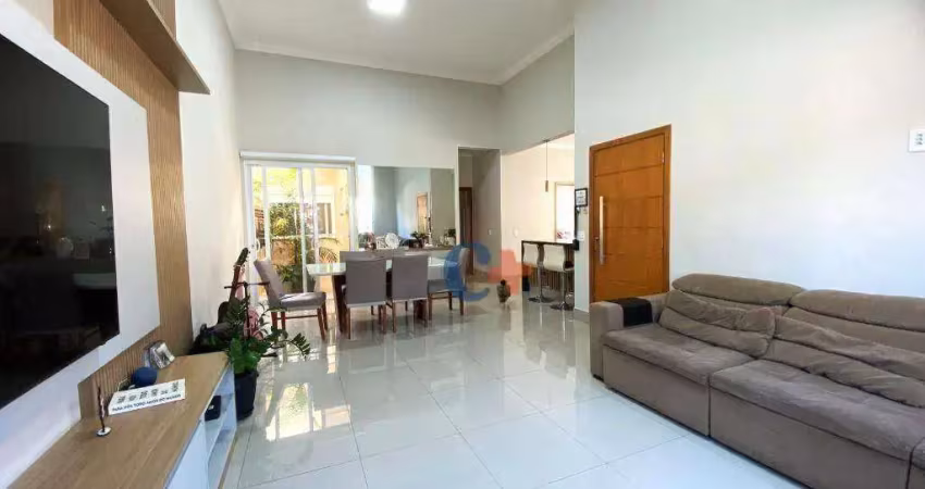 Casa com 3 dormitórios à venda, 180 m² por r$ 1.100.000,00 - condomínio campos do conde i - paulínia/sp
