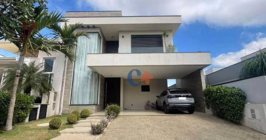Casa com 3 dormitórios à venda, 301 m² por r$ 2.120.000,00 - condomínio residencial club portinari - paulínia/sp