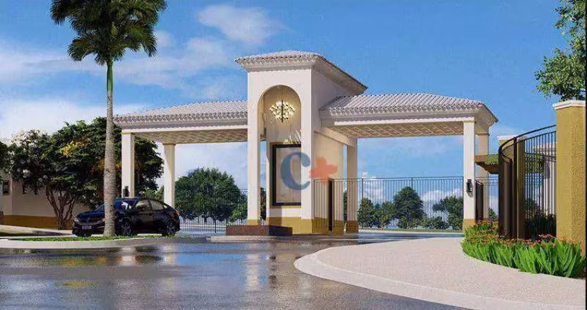 Terreno à venda, 200 m² por r$ 265.000,00 - residencial terras da fazenda - ala dos pássaros - paulínia/sp