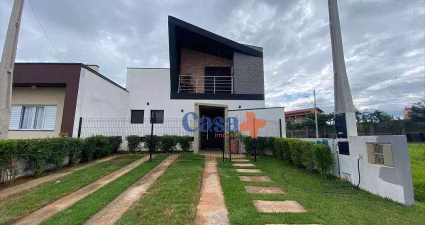 Casa com 3 dormitórios para alugar, 145 m² por r$ 5.435,00/mês - condomínio residencial terras da estância - ala dos ipês - paulínia/sp