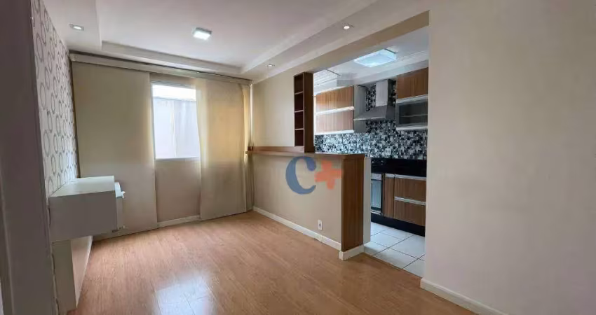 Apartamento com 2 dormitórios à venda, 47 m² por r$ 310.000,00 - residencial spazio ponte nova - paulínia/sp